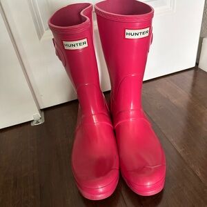 Pink Mini Hunter Rain Boots